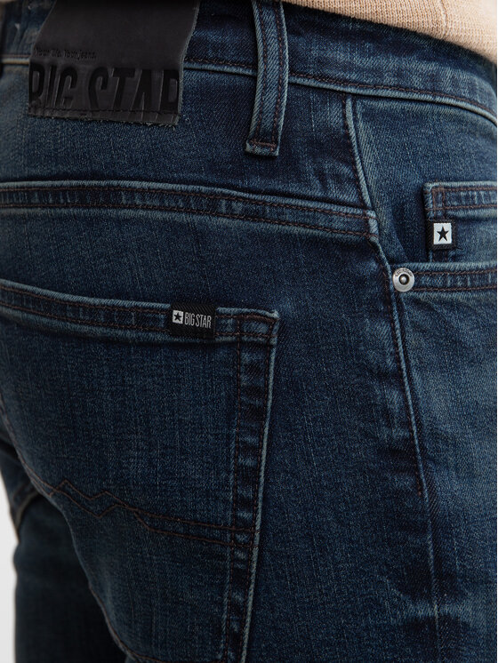 BIG STAR BIG STAR Jeansy TERRY Granatowy Slim Fit