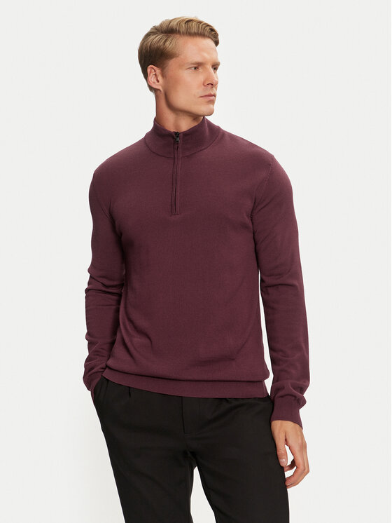 Hugo Maglione San Quirin-M 50474175 Bordeaux Regular Fit, taglia : L