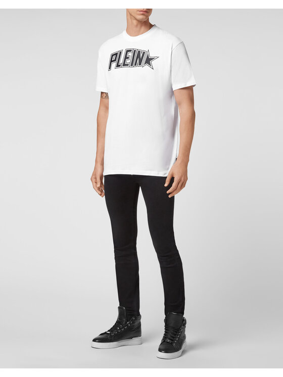 PHILIPP PLEIN PHILIPP PLEIN T-Shirt 3903 Biały Regular Fit