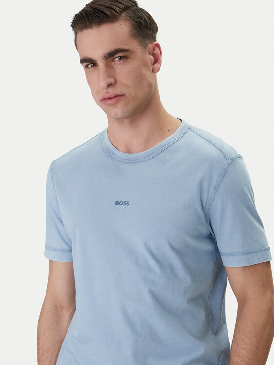 BOSS BOSS T-Shirt Tokks 50502173 Himmelblau Regular Fit