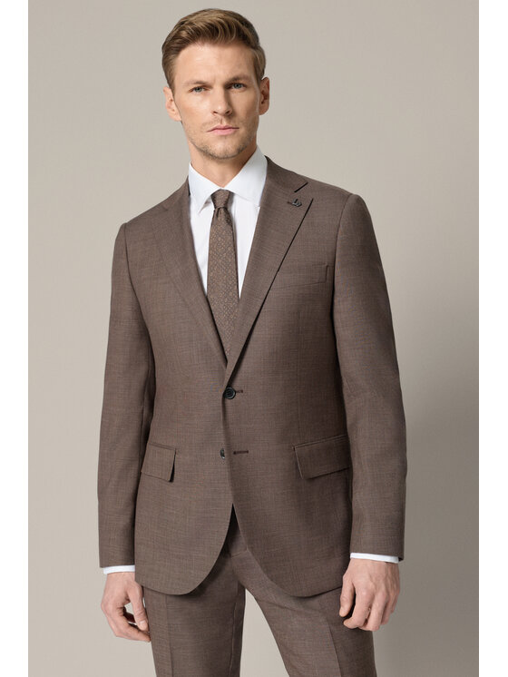 Lancerto Lancerto Garnitur Tomelloso GA073126000022 Brązowy Slim Fit