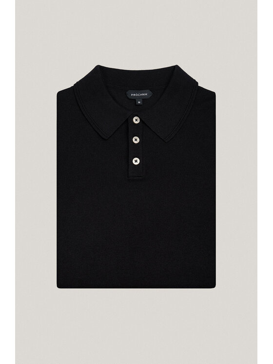 Próchnik Próchnik Polo PM7 PO073125000055 Czarny Regular Fit