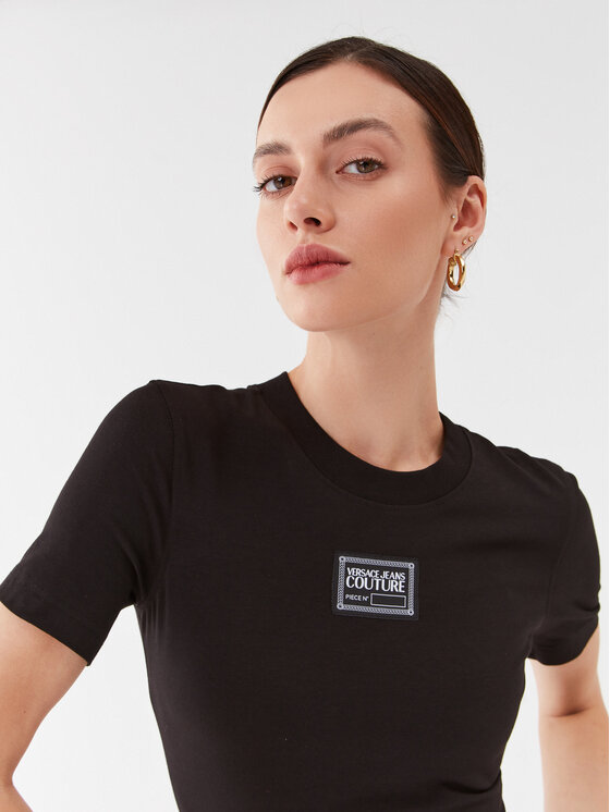 Versace Jeans Couture Versace Jeans Couture Kasdieninė suknelė 75HAOT12 Juoda Slim Fit