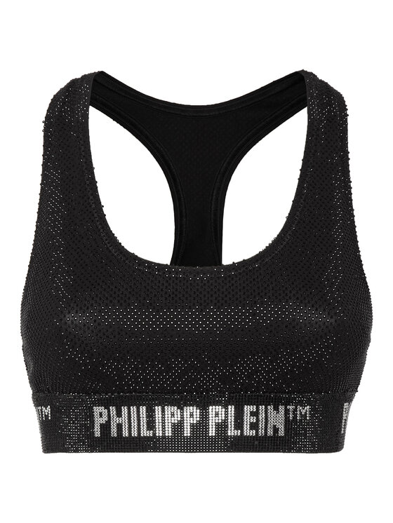 PHILIPP PLEIN PHILIPP PLEIN Biustonosz sportowy 7455 Czarny
