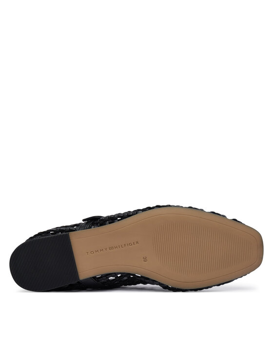 Tommy Hilfiger Tommy Hilfiger Μπαλαρίνες Mary Jane Ballerinas FW0FW09244 Μαύρο