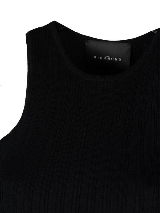 John Richmond John Richmond Vestito ZWA24072VE Nero Slim Fit