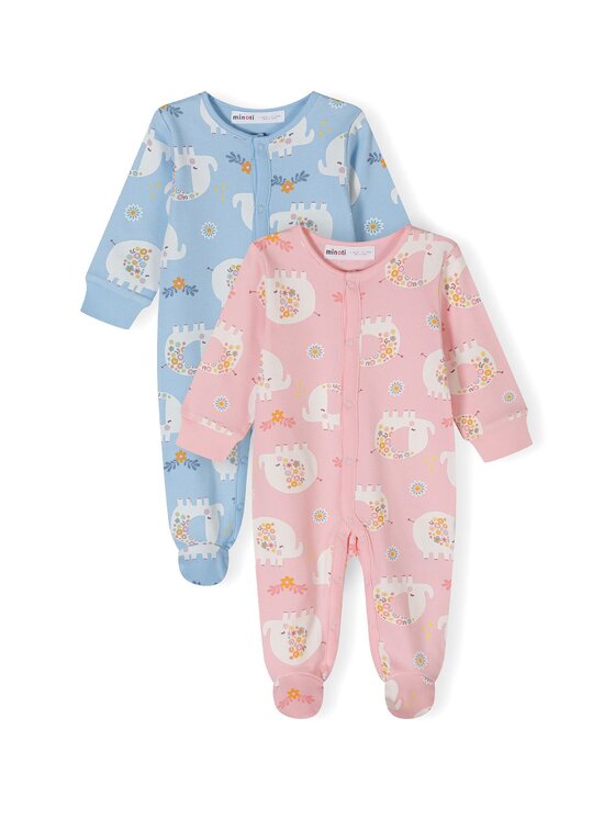 minoti minoti Komplet pajacy 24babypack32 Niebieski