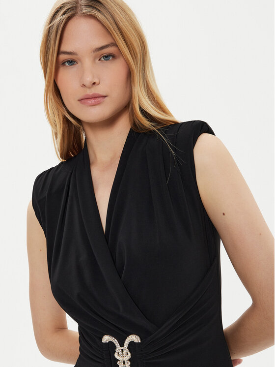 Joseph Ribkoff Joseph Ribkoff Sukienka koktajlowa 242711 Czarny Slim Fit