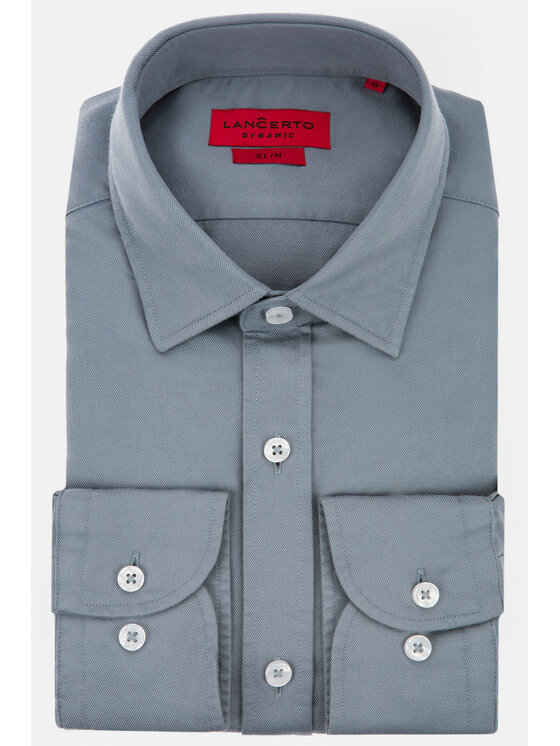 Lancerto Lancerto Koszula Jazmine KO073221000003 Niebieski Slim Fit