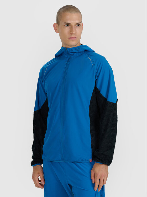 4F 4F Bluza techniczna TRAIL RUNNING Granatowy Regular Fit