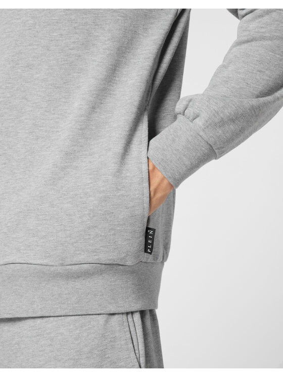 PHILIPP PLEIN PHILIPP PLEIN Bluza 9581 Szary Regular Fit