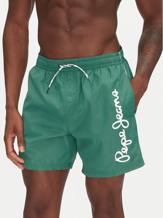 Pepe Jeans Pepe Jeans Kupaće gaće i hlače Logo PMB10419 Zelena Regular Fit