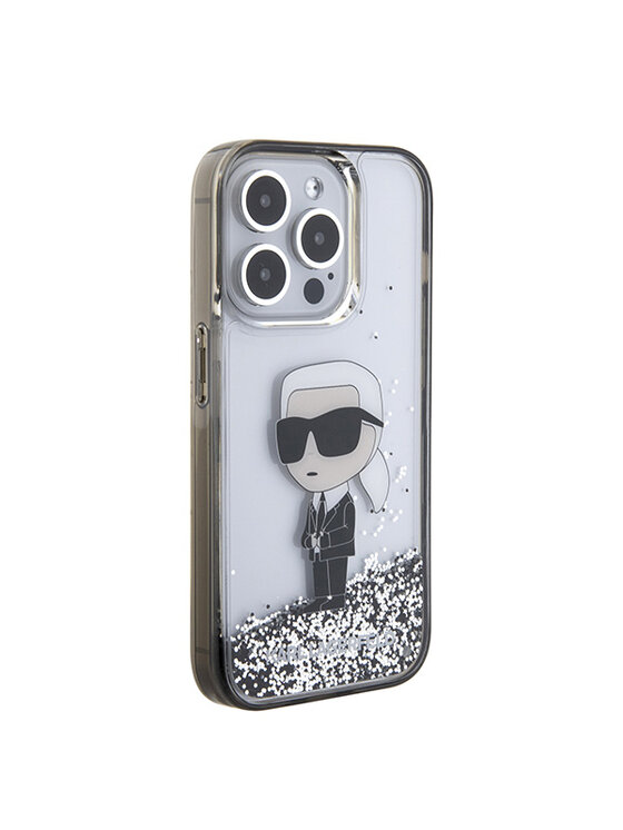 KARL LAGERFELD KARL LAGERFELD Etui na telefon iPhone 15 Pro Przezroczysty