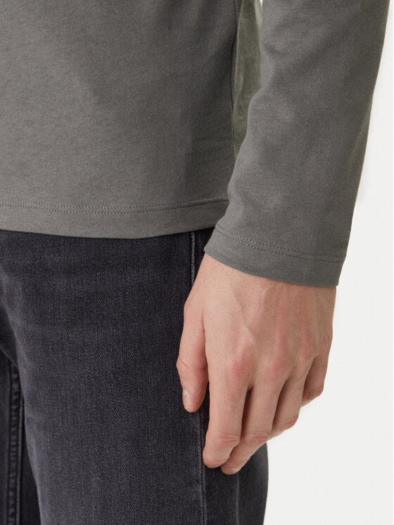 BOSS BOSS Тениска с дълъг ръкав Tacks 50512111 Каки Regular Fit