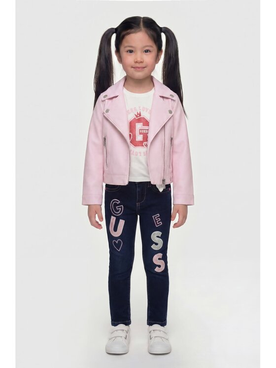 Guess Kids Guess Kids Spodnie materiałowe 183394 Niebieski Regular Fit
