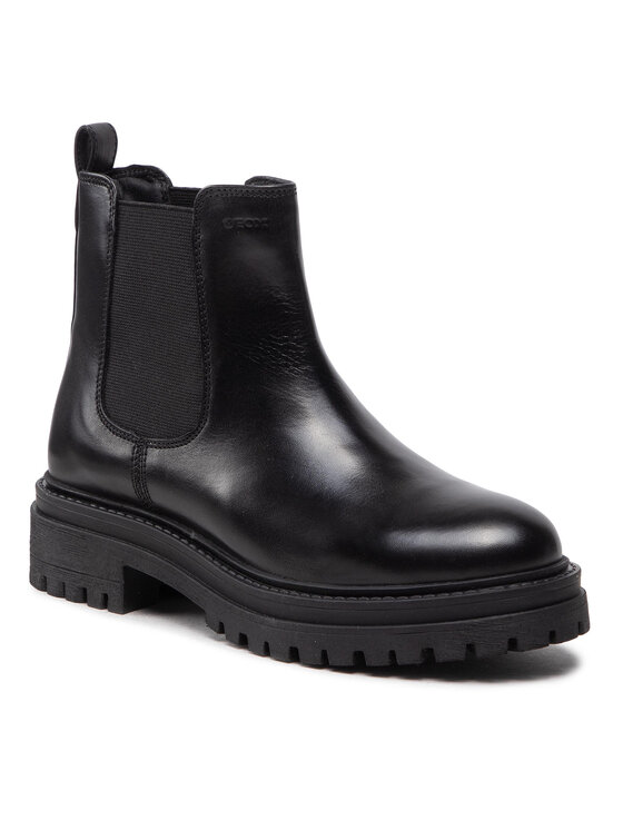 Ghete Jodhpur Geox D Iridea P D26HRP 00043 C9999 Negru