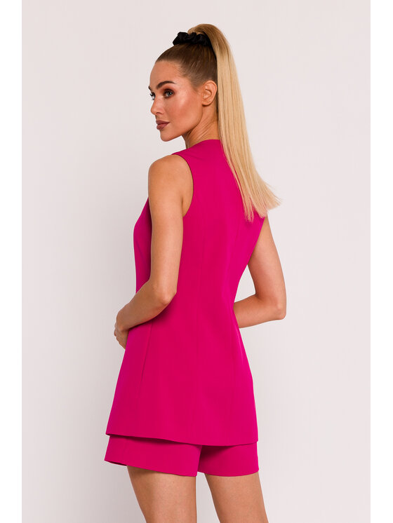 Made of Emotion Made of Emotion Marynarka M776 Różowy Generous Fit
