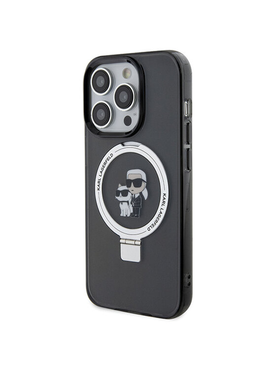 KARL LAGERFELD KARL LAGERFELD Etui na telefon iPhone 15 Pro Czarny