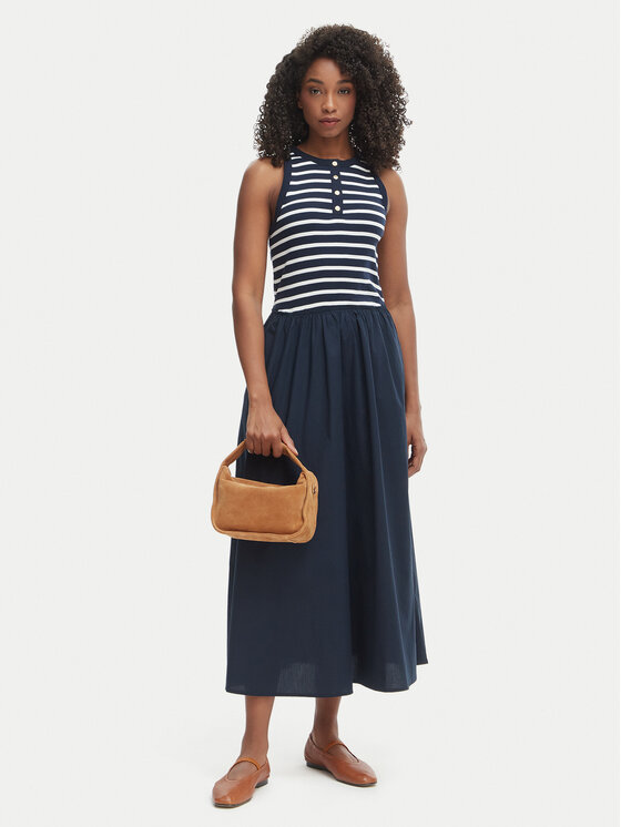 Tommy Hilfiger Tommy Hilfiger Kleid für den Alltag WW0WW49628 Dunkelblau Regular Fit