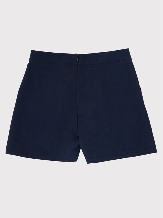 SLY SLY Szorty materiałowe 3S-401B Granatowy Comfortable Fit
