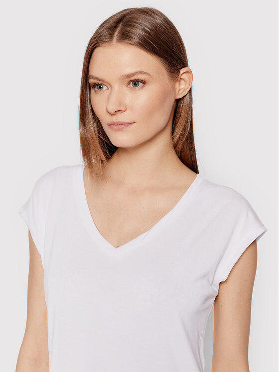 Vero Moda Vero Moda T-Shirt Filli 10247666 Biały Regular Fit