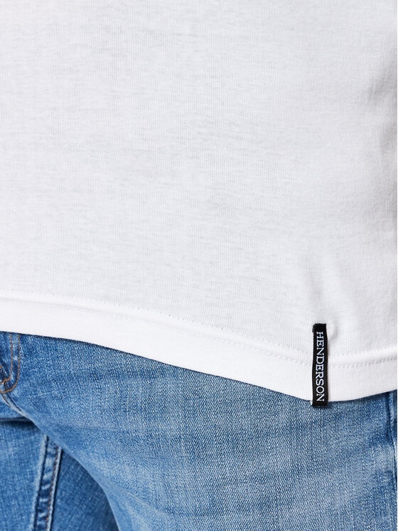 Henderson Henderson Marškinėliai ilgomis rankovėmis BT-104 2149 Balta Regular Fit