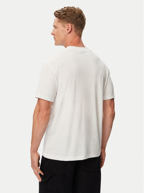 Karl Lagerfeld Jeans Karl Lagerfeld Jeans Tricou B3M17029 Alb Regular Fit