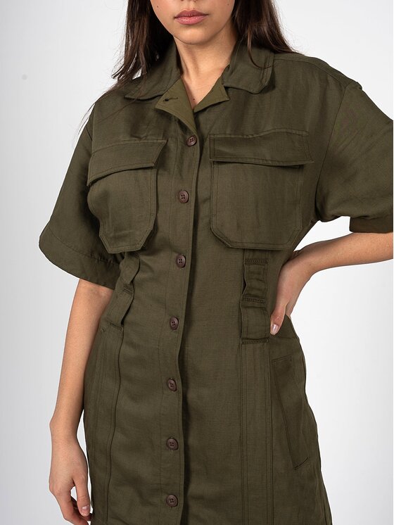 Diesel Diesel Φόρεμα A04564-0HCAI Πράσινο Regular Fit