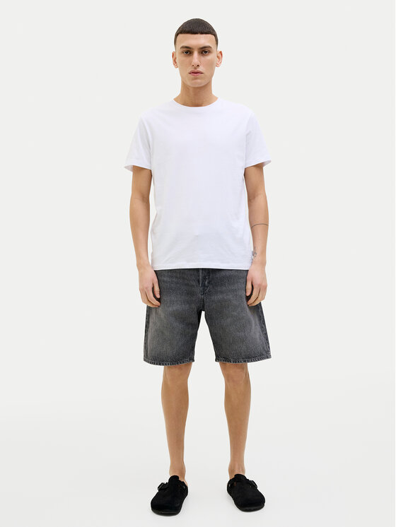 Jack&Jones Jack&Jones Szorty jeansowe 12269533 Czarny Loose Fit
