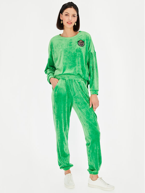 L’AF L’AF Spodnie dresowe Eden Zielony Regular Fit