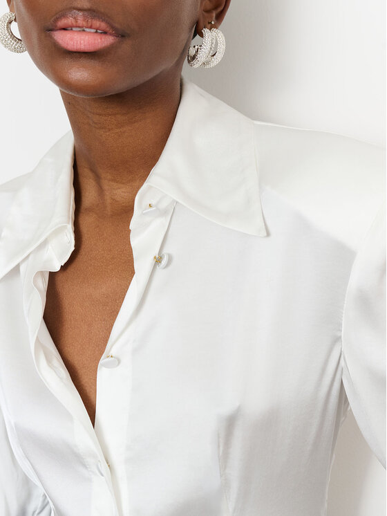La Mania La Mania Camicia LEAH Bianco Classic Fit