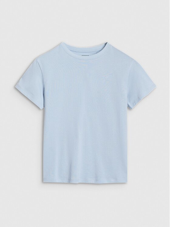 4F 4F T-shirt 4FJWSS25TTSHM2324-33S Blu Oversize