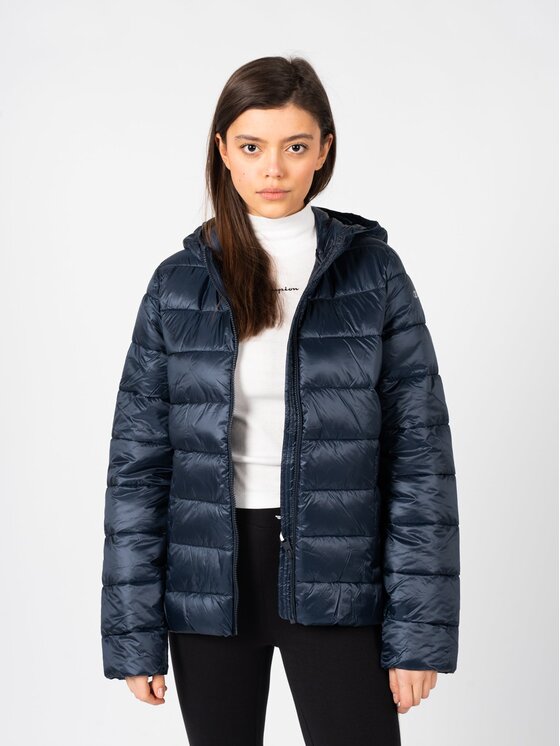 Champion Champion Μπουφάν μεταβατικό 115750 Σκούρο μπλε Comfortable Fit