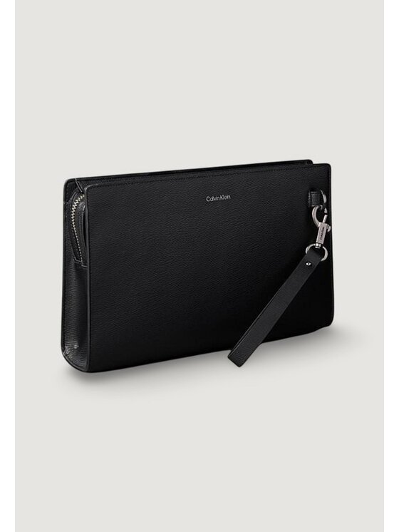 Calvin Klein Calvin Klein pochette EMBLEM HW POUCH WITH HANDLE Nero