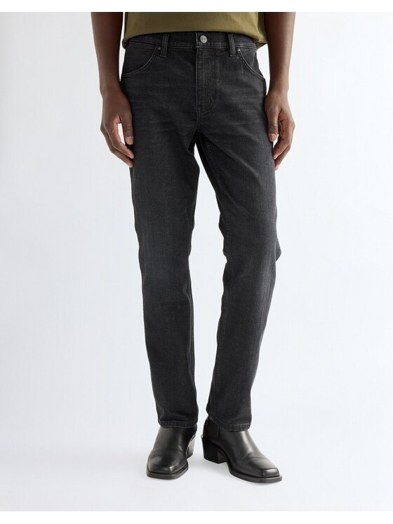 Wrangler Wrangler Jeansy GREENSBORO Szary Straight Leg