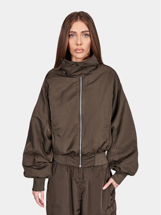 MADE BY SOCIETY MADE BY SOCIETY Kurtka anorak Jacehta Kael - J27715 Brązowy Basic Fit