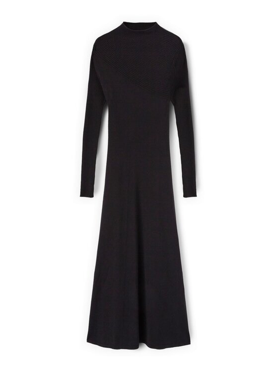 Motivi Motivi Vestito da giorno 7632W001434N033 Nero A-Line Fit