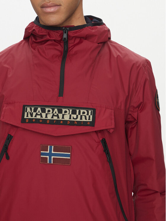 Napapijri Napapijri Anorak jakna Rainforest NP0A4HX6 Crvena Regular Fit