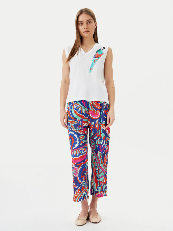 Lola Casademunt by Maite Lola Casademunt by Maite Bluse MS2515023 Weiß Regular Fit