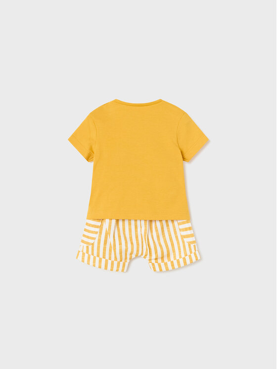 Mayoral Mayoral Komplet t-shirt i spodenki 1253 Kolorowy