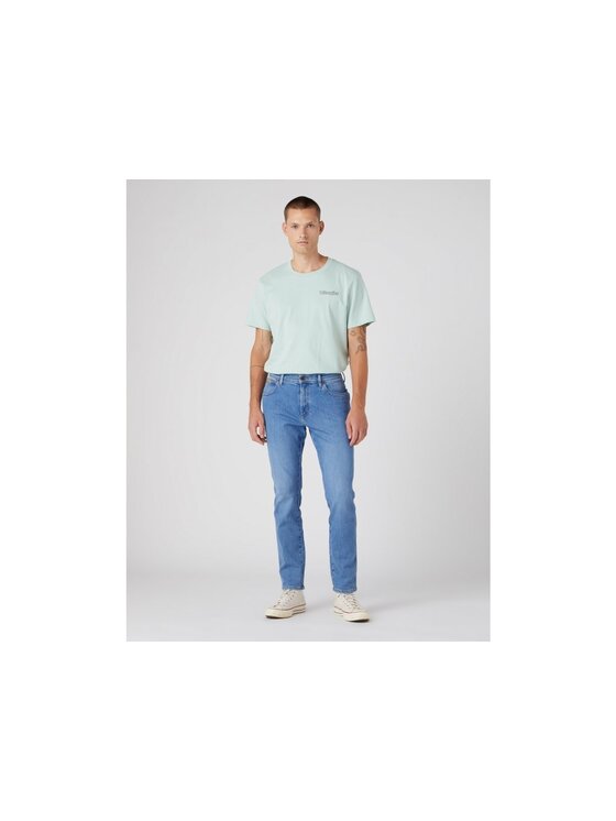 Wrangler Wrangler Jeansy TEXAS SLIM Niebieski Slim Fit
