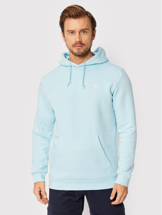 adidas adidas Суитшърт adicolor Essentials Trefoil HK0095 Светлосиньо Regular Fit