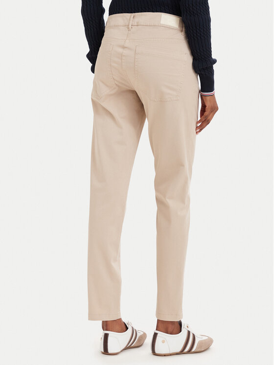 Beverly Hills Polo Club Beverly Hills Polo Club Чино панталони P-SS26W-T586585 Бежов Slim Fit