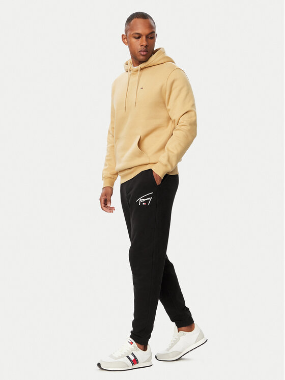 Tommy Jeans Tommy Jeans Jogginghose Signature DM0DM23593 Schwarz Regular Fit