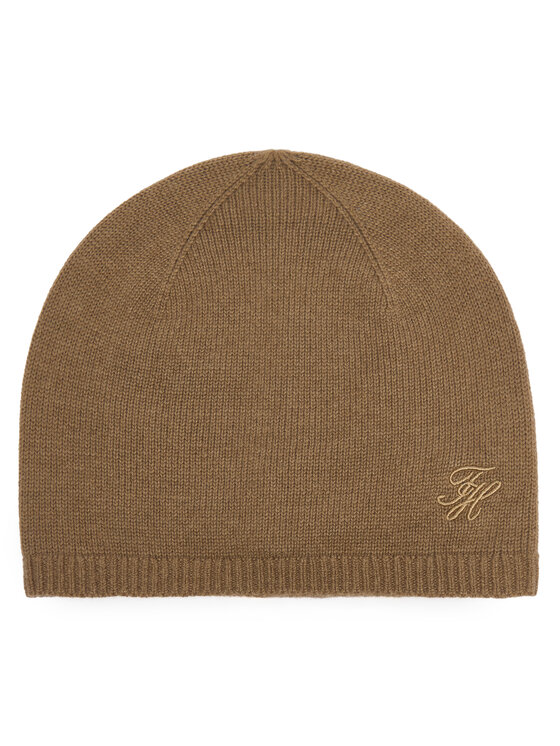 Tommy Hilfiger Tommy Hilfiger Σκούφος Script AW0AW19105 Ανοιχτό καφέ