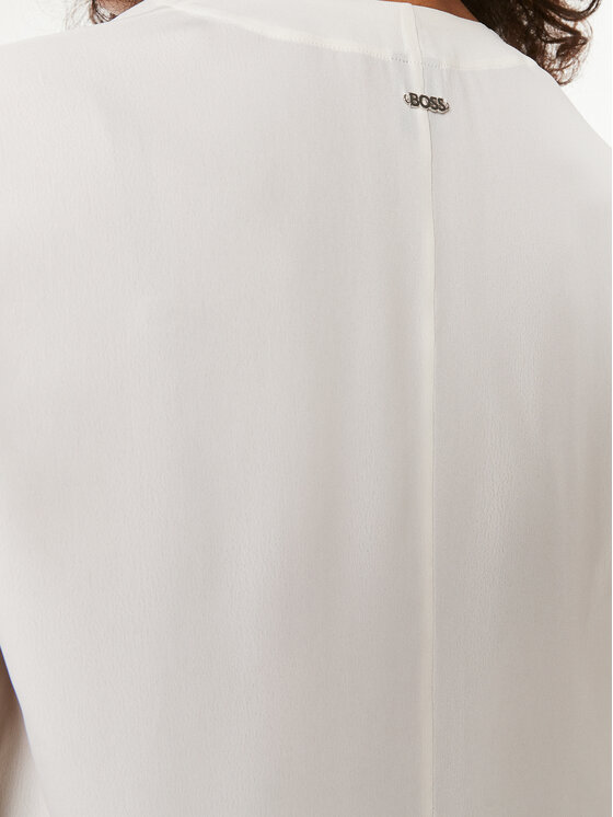 BOSS Boss Blūze Berika 50491355 Balts Regular Fit