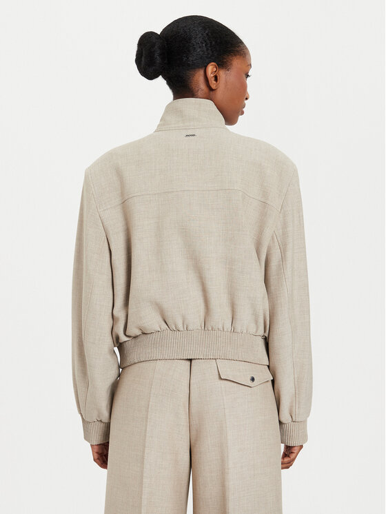 BOSS Boss Bomber jakna Jamaya 50518457 Bež Relaxed Fit