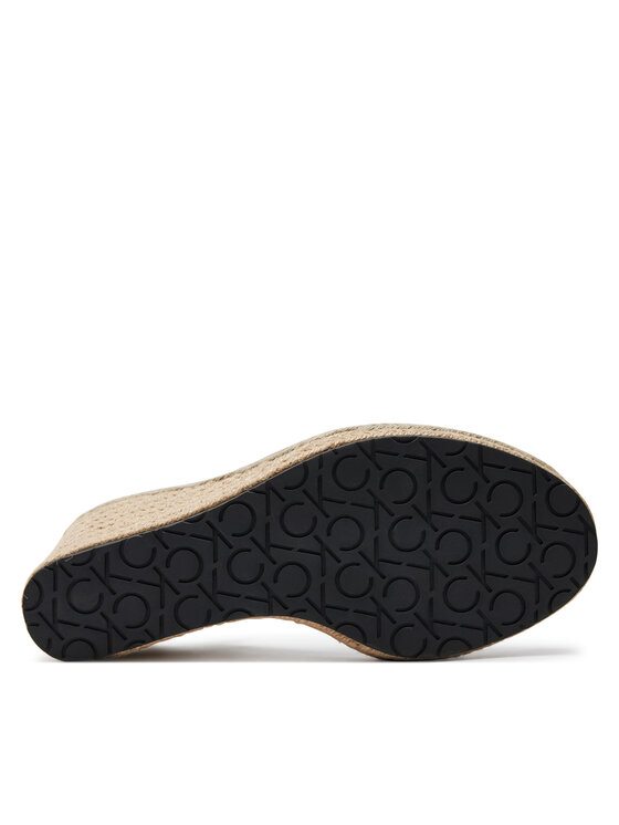 Calvin Klein Calvin Klein Espadryle Wedge Sandal 70 He HW0HW02050 Szary