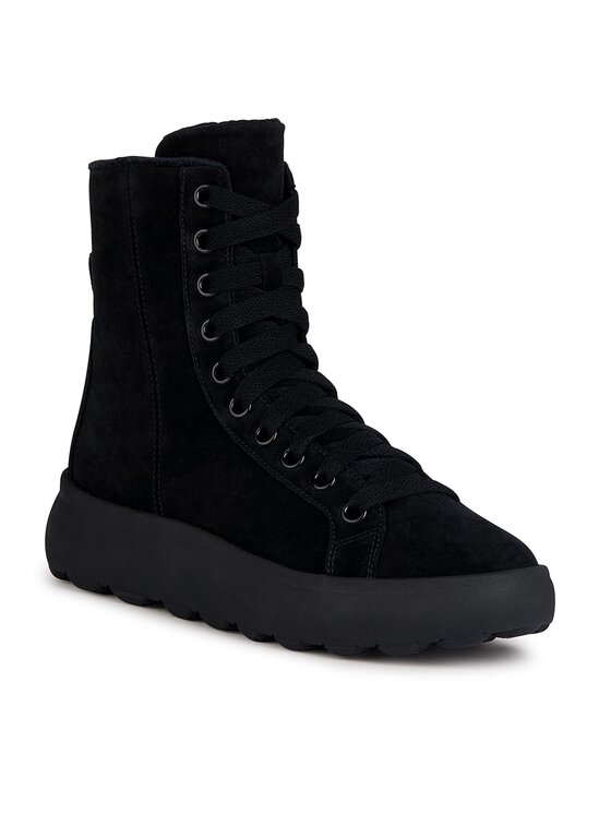 Geox Geox Gležnjarji D Spherica Ec4.1 D36TCD 00022 C9999 Črna