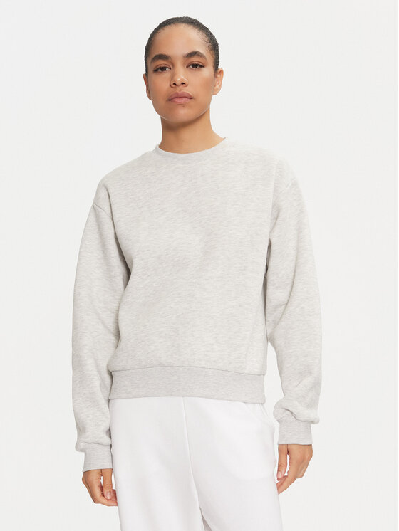 Gina Tricot Gina Tricot Mikina Basic 10943 Šedá Relaxed Fit